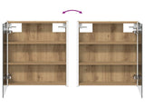 Bathroom Furniture Set 4 pcs Artisan Oak 3407478