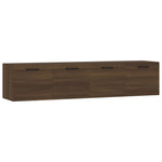 Wall Cabinets 2 pcs Brown Oak 60x36.5x35 cm Engineered Wood 3115643