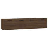 Wall Cabinets 2 pcs Brown Oak 60x36.5x35 cm Engineered Wood 3115643