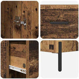 Highboard Old Wood 34.5 x 34 x 180 cm Engineered Wood 3415790