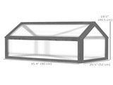 Wooden Cold Frame Greenhouse Garden Portable Raised Planter 68972599
