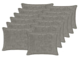 Cushion Cover 12 pcs HOUTEN Light Grey 45 x 45 cm 918927
