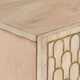 Side Cabinet 90x33x75 cm Solid Wood Mango 358276