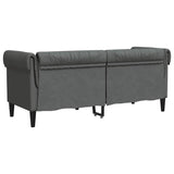 Sofa Dark Grey 182.5 x 74.5 x 74.5 cm Polyester 42013008