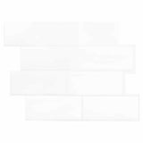 Decorative Stickers 20 pcs White 29 x 21 cm 42021234
