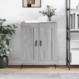 Sideboard Grey Sonoma 69.5x34x90 cm Engineered Wood 830218