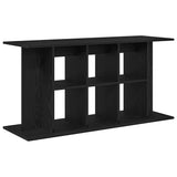 Aquarium Stand Black Oak 120x40x60 cm Engineered Wood 862151
