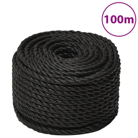 Work Rope Black 16 mm 100 m Polypropylene 153027