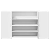 Reception Desk White 180x50x103.5 cm Engineered Wood 3324169