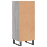 Sideboard Grey Sonoma 34.5x32.5x90 cm Engineered Wood 828762