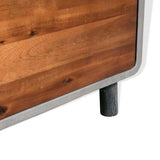 244994 Nightstand Concrete Solid Acacia Wood 40x30x50 cm