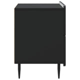 Bedside Cabinet Black 62 x 34.5 x 49.5 cm Engineered Wood 894316