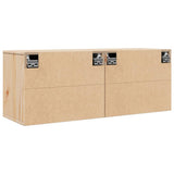 Wall Cabinets 2 pcs 45x30x35 cm Solid Pinewood 813436