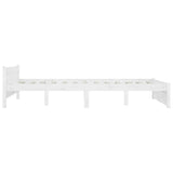 Bed Frame without Mattress with Drawers White 120x200 cm 3103555
