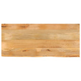 Table Top Live Edge 140x60x2.5 cm Solid Wood Mango 370457