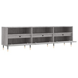 TV Cabinet Grey Sonoma 150x30x44.5 cm Engineered Wood 831266