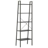 5-Tier Standing Shelf Black 56x35x174 cm 336369