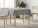 Table Cloth 5 pcs Rectangular Light Grey 140 x 140 cm Polyester 42040206