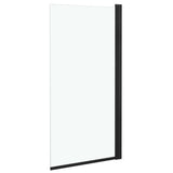 ZNTS Shower Enclosure ESG 68x130 cm Black 147192