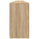 Sideboard with LED Lights Sonoma Oak 283x37x67 cm 3209018