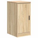 Garage Storage Cabinet Sonoma Oak 40x51x85 cm Solid Wood Pine 860564