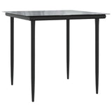 5 Piece Garden Dining Set with Cushions Grey Poly Rattan 3213477