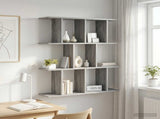 Wall Shelf Grey Sonoma 102 x 20 x 96 cm Engineered Wood 8012217