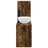 Bathroom Furniture Set 2 pcs Smoked Oak 33 x 34.5 x 100 cm 3406138