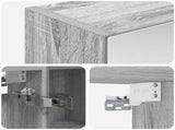 Bathroom Mirror Cabinet with Door Grey Sonoma 60 x 14.5 x 70 cm 889060