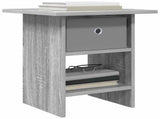 Bedside Table 2 pcs Grey Sonoma 41 x 40 x 45 cm Engineered Wood 8000447