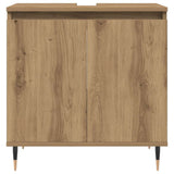 Bathroom Cabinet Artisan Oak 58x33x60 cm Engineered Wood 857215