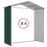 Garden Shed Green 191x385x198 cm Galvanised Steel 3188234