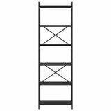 Bookshelf Black Oak 60 x 30 x 189.5 cm Engineered Wood 868377