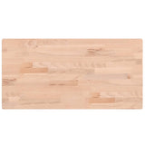 Table Top 80x40x2,5 cm Rectangular Solid Wood Beech 3188882