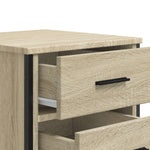 ZNTS Bedside Cabinet Sonoma Oak 40x41x60 cm Engineered Wood 848525