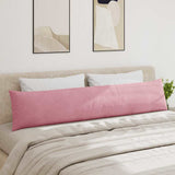 Sofa Pillows 2 pcs Pink 200 x 40 cm Corduroy Fabric 42013889