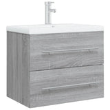 Sink Cabinet with Built-in Basin Grey Sonoma Engineered Wood 3120180
