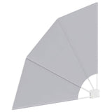Balcony Privacy Screen 115 x 115 cm Polyester Grey 42000941