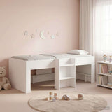 Kids'High Bed Frame 2 pcs White 90 x 200 cm Engineered Wood 3422555