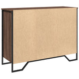 Sideboard Brown Oak 101x35.5x74.5 cm Engineered Wood 848558
