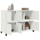 Sideboard White 100.5x39x72 cm Steel 846745