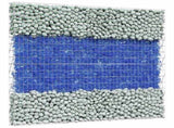 Garden Stones Blue 12 cm Glass 42025187