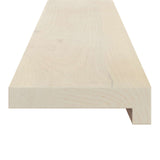 Stair Tread 2 pcs 70 x 25 x 2 cm White Solid Oak Wood 3449261