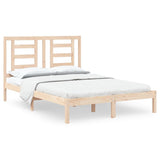 Bed Frame without Mattress 140x190 cm Solid Wood Pine 3104328