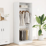 Wardrobe White 80x50x200 cm Engineered Wood 3307792