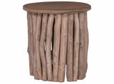 Stool Natural 30 x 30 x 45 cm Solid Teak Wood 42012387