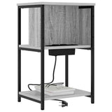 Bedside Cabinet Grey Sonoma 38 x 31 x 61 cm Engineered Wood 859456