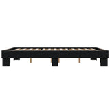 Bed Frame without Mattress Black 150x200 cm King Size 3280232