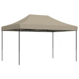 ZNTS Foldable Party Tent Pop-Up Taupe 440x292x315 cm 4004962