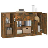 Sideboards 3 pcs Smoked Oak Engineered Wood 3115833
